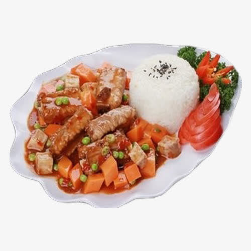 红烧排骨盖饭免抠