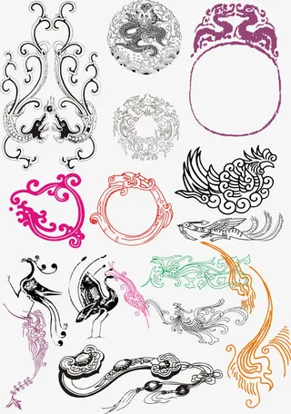 矢量中国传统素材免抠