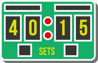 网球比赛比分牌免抠