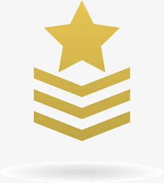 星级肩章免抠
