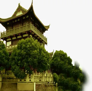 中国风建筑免抠