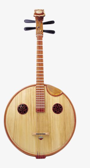 国风乐器 阮免抠