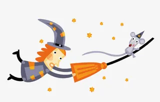 女巫的扫把免抠