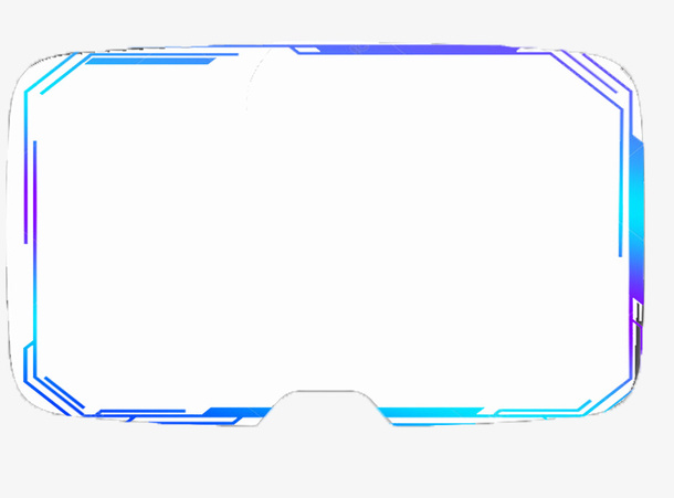 科技外框界面免抠