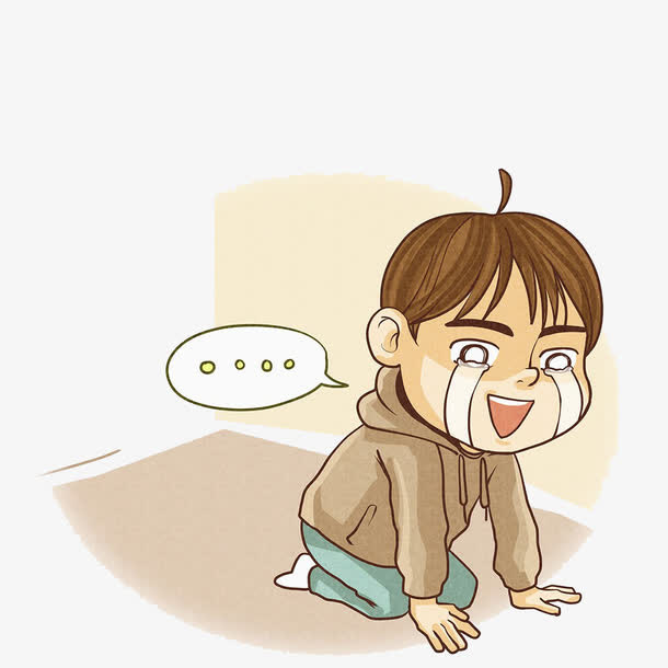 跪下请罪的男孩免抠