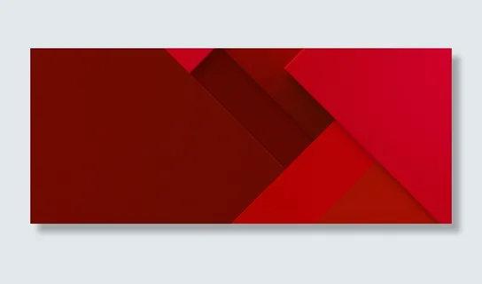 红色几何渐变喜庆banner高清