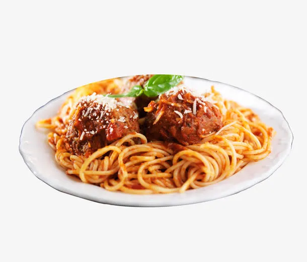 肉酱意大利面免抠