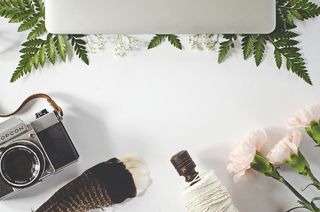 清新花朵花卉摆件摄影高清