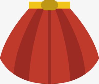 红色短裙图标免抠