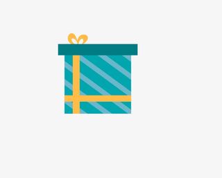 卡通精美礼盒免抠