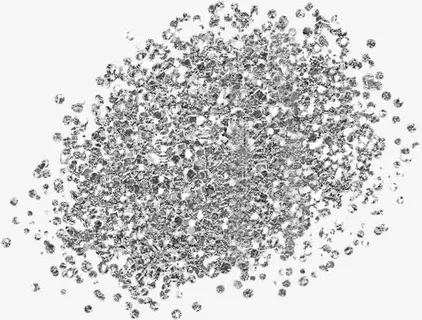 铂金色素材 钻石免抠