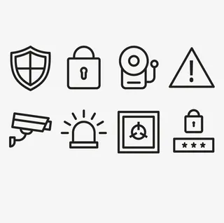护盾安全矢量图标免抠