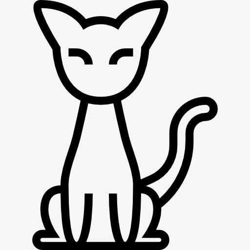 黑猫图标免抠