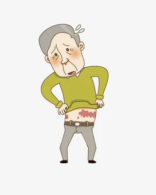 得皮肤病的男人免抠