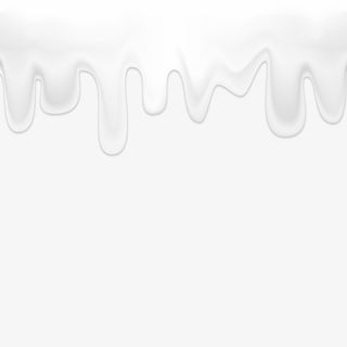 矢量仿真滴下的白奶油喊免抠