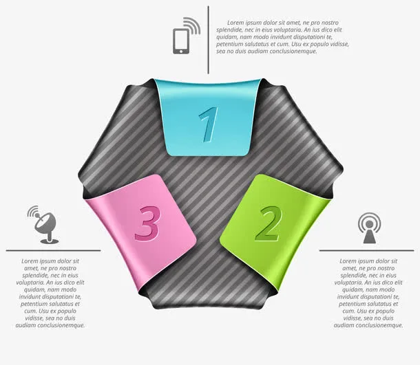 多边形商业设计素材矢量免抠