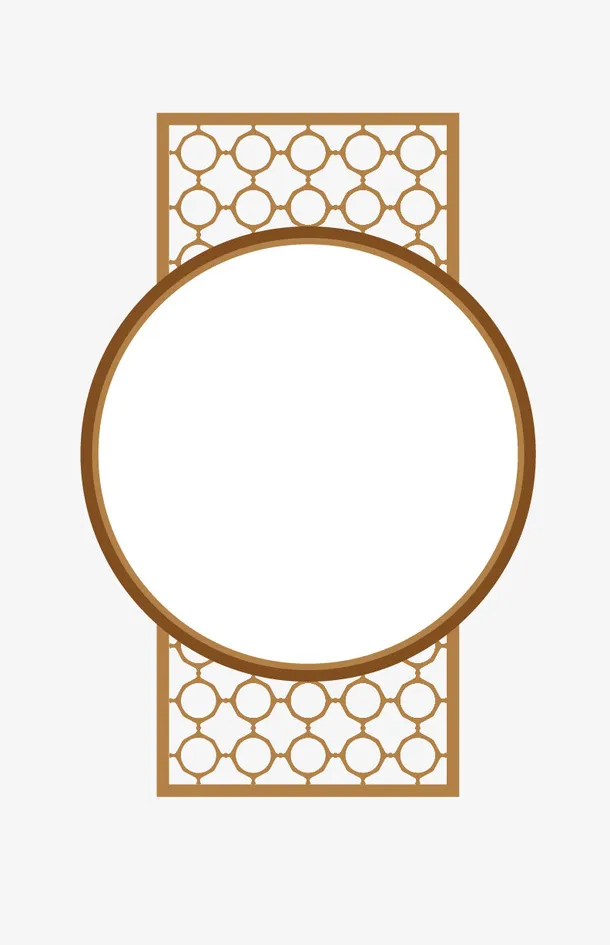 中式窗花素材免抠