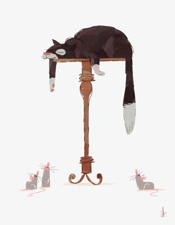 卡通猫咪免抠