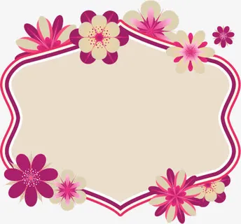 婚礼邀请卡图片矢量花纹免抠