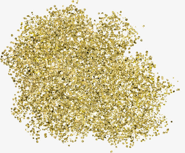 金色的粉末免抠