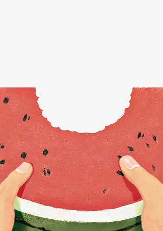 夏天就要吃西瓜免抠