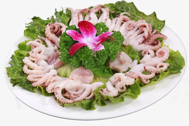 海鲜八爪鱼免抠