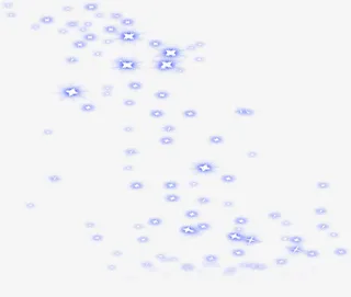 蓝色星光背景七夕