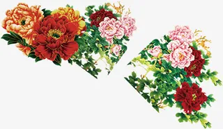 中国风牡丹花免抠