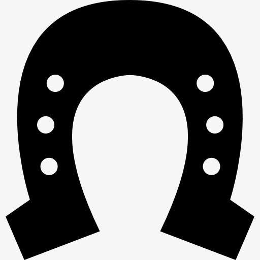 马蹄形六个小孔，图标免抠