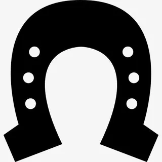 马蹄形六个小孔，图标免抠