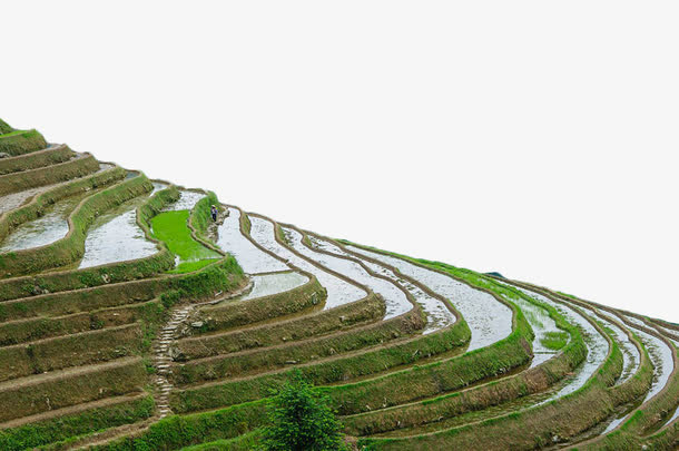 农田梯田免抠