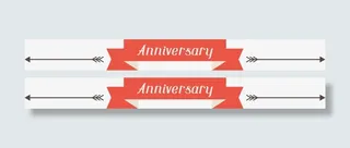 创意横幅丝带免抠