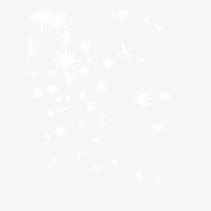 冬季白色闪光雪花免抠