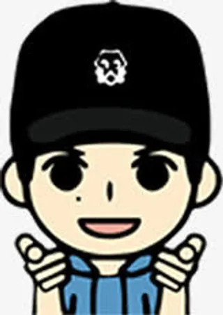 帽子大眼男孩招聘海报免抠