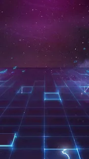 科技感商务紫色背景H5背景素材高清