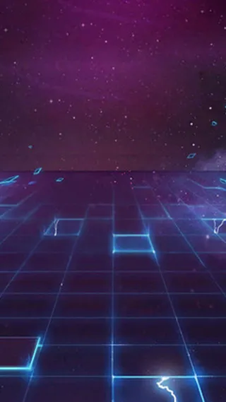 科技感商务紫色背景H5背景素材高清