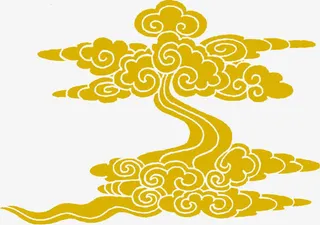 手绘底纹素材祥云图案 中国风祥免抠