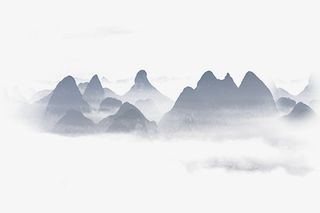 连绵起伏的大山免抠