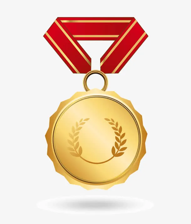 金色的奖牌图片免抠