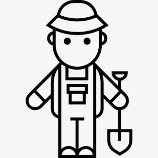 园丁铲图标免抠