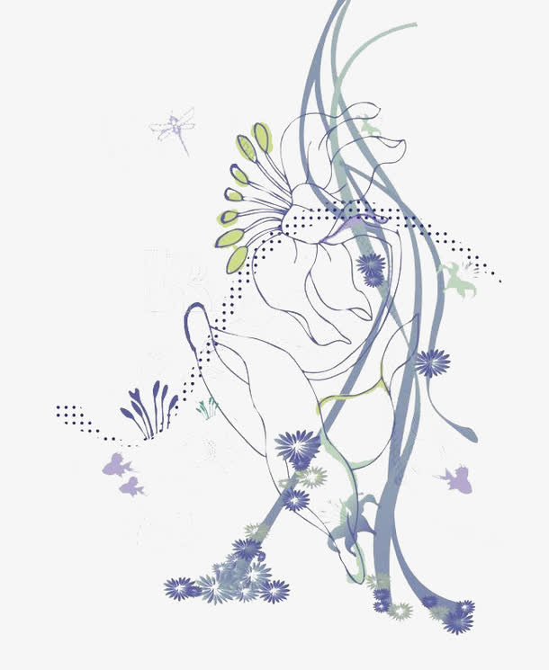 唯美少女免抠