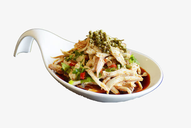 红油鸡丝免抠