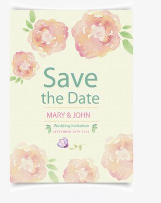 婚礼请柬模板免费下载免抠