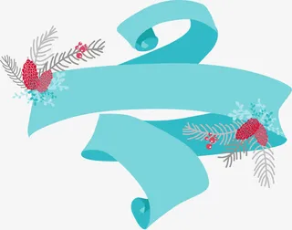 清新装饰小花banner素材