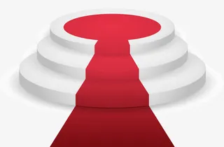 红毯领奖台免抠