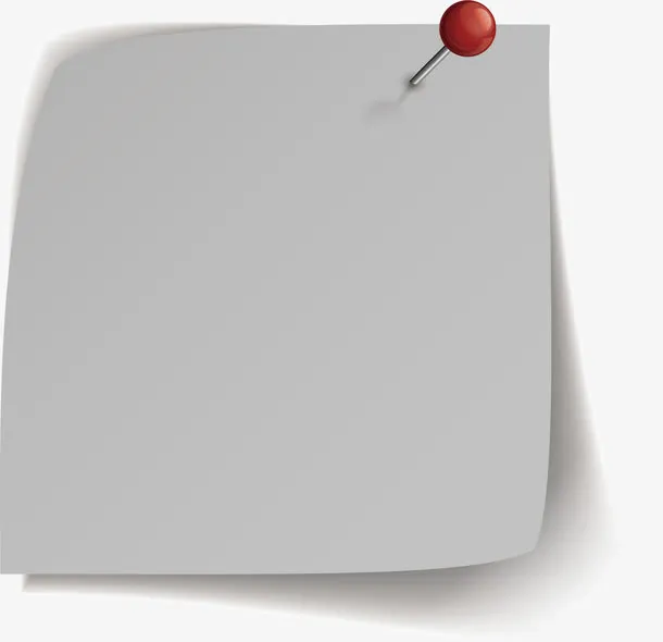 按钉破旧信纸纸质免抠