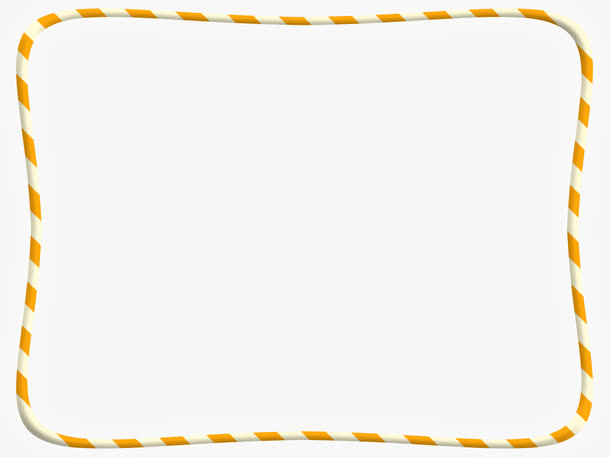 条纹设计卡通边款活动效果免抠