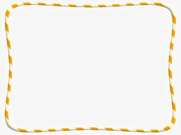 条纹设计卡通边款活动效果免抠