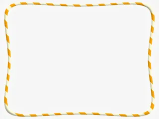 条纹设计卡通边款活动效果免抠