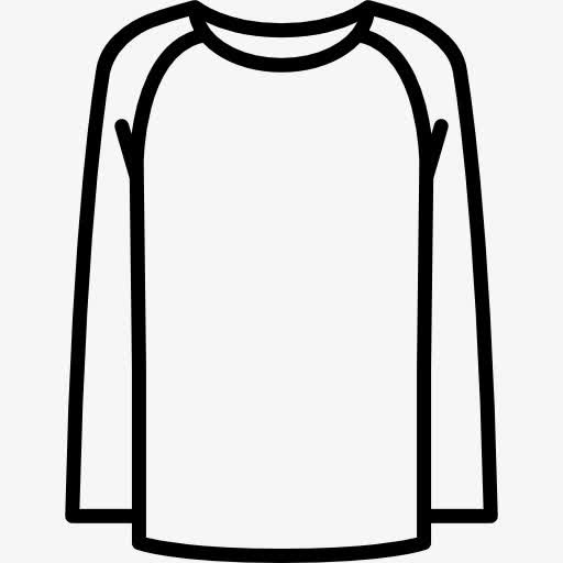 长袖T恤图标免抠